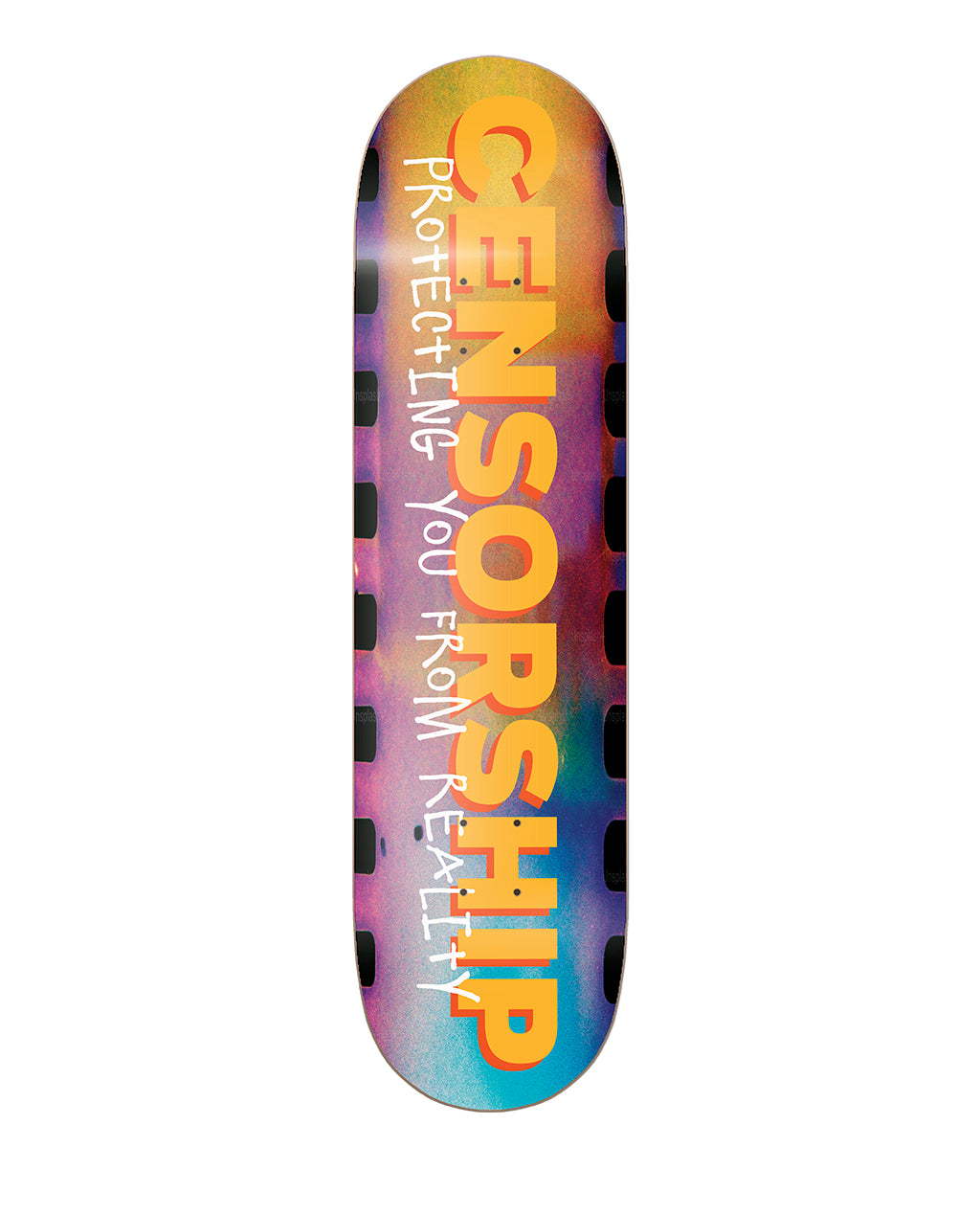 Censorship Skateboards Banned Film Logo 8.0