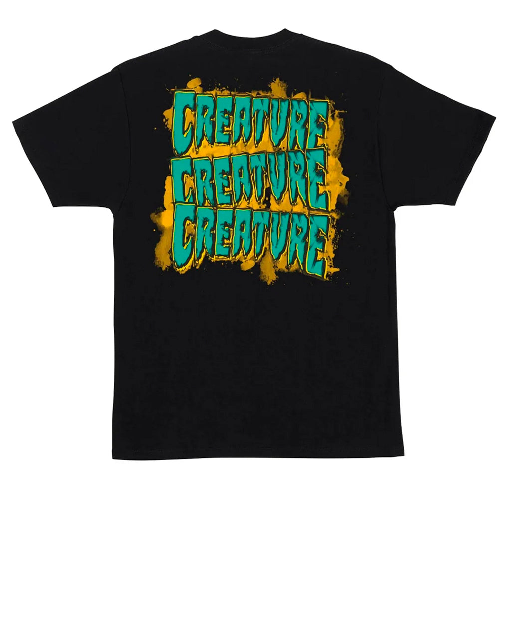 Creature Logo Spill Black Tee