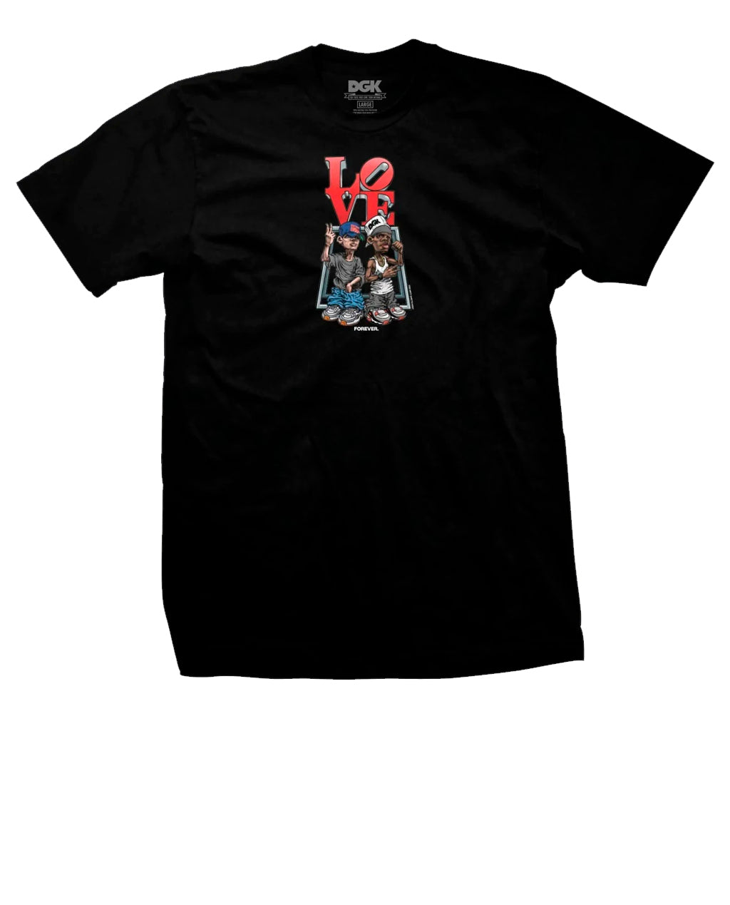 Dgk Love Forever Black Tee