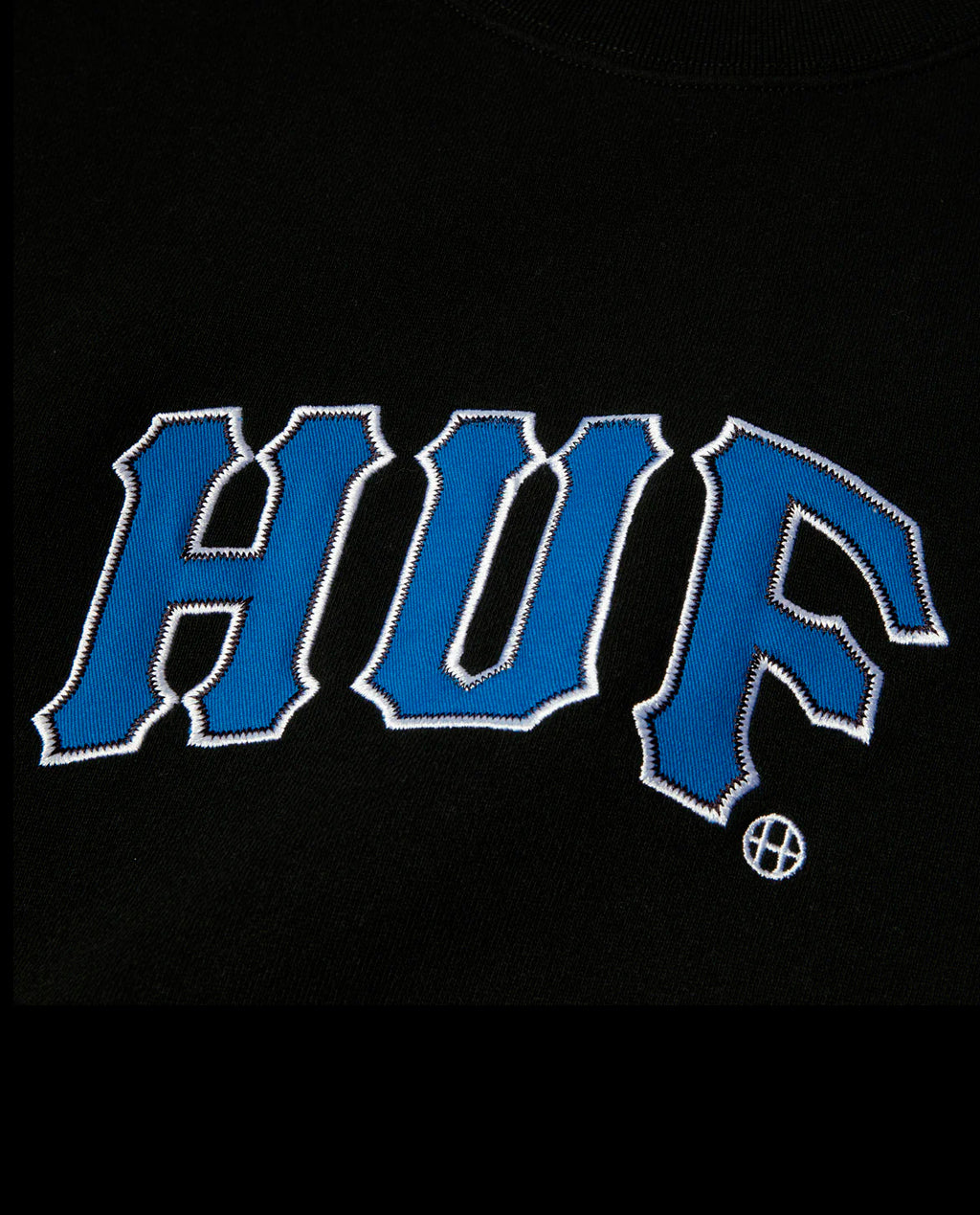 Huf Arch Applique Black Crewneck