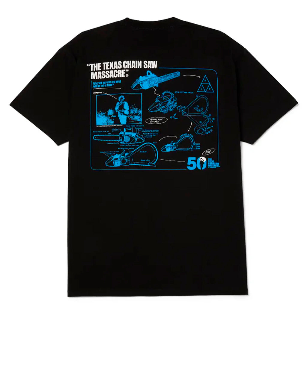 Huf Fear Black Tee