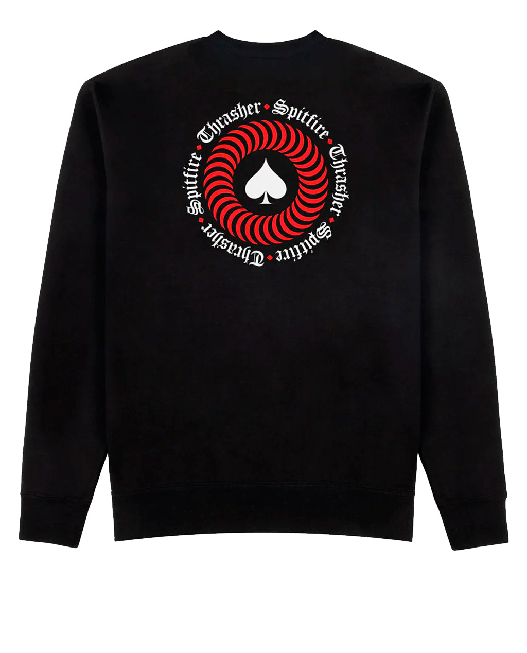 Thrasher x Spitfire The End Oath Crew Black
