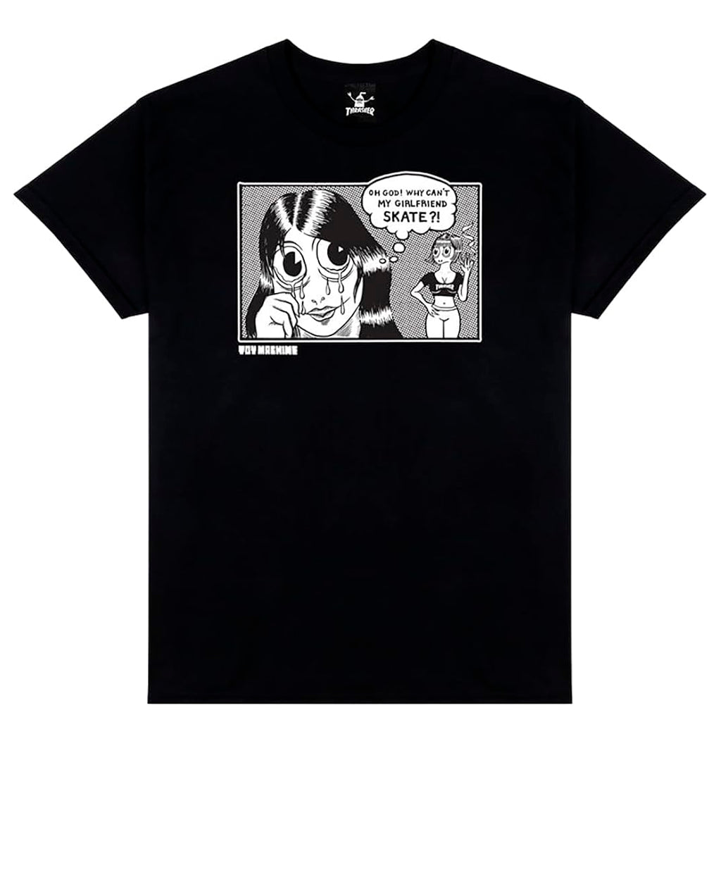 Thrasher x Toy Machine Girlfriend Black Tee