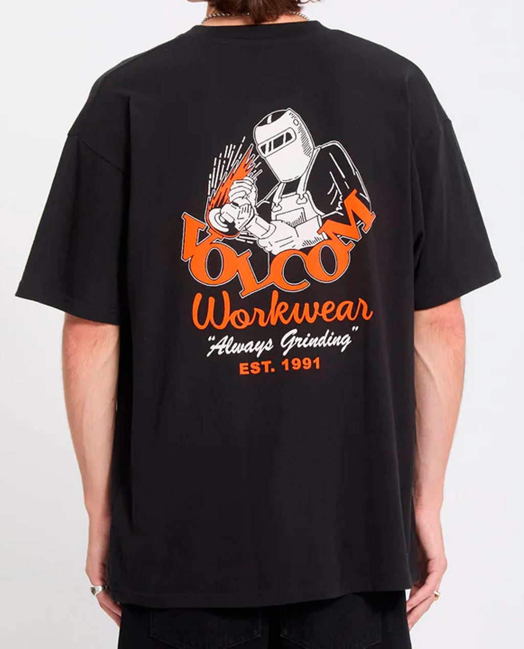 Volcom Always Grinding Black Tee
