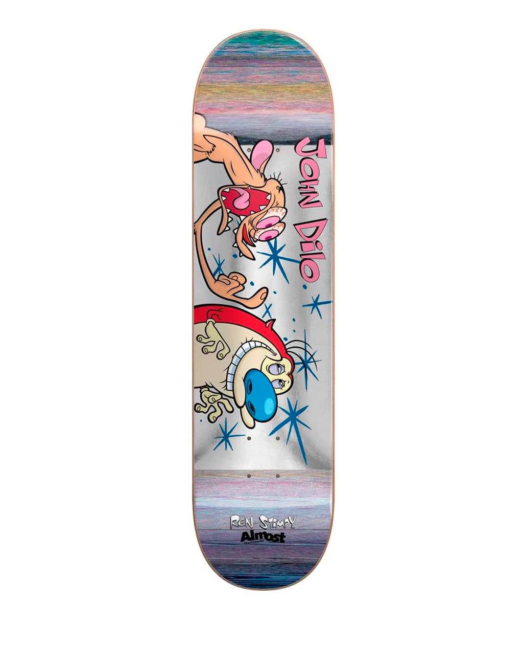 Almost Skateboards John Dilo Ren & Stimpy Fingered 8.1
