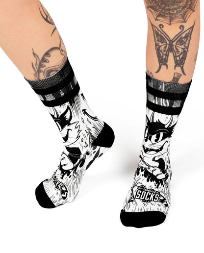 American Socks Evil Cat