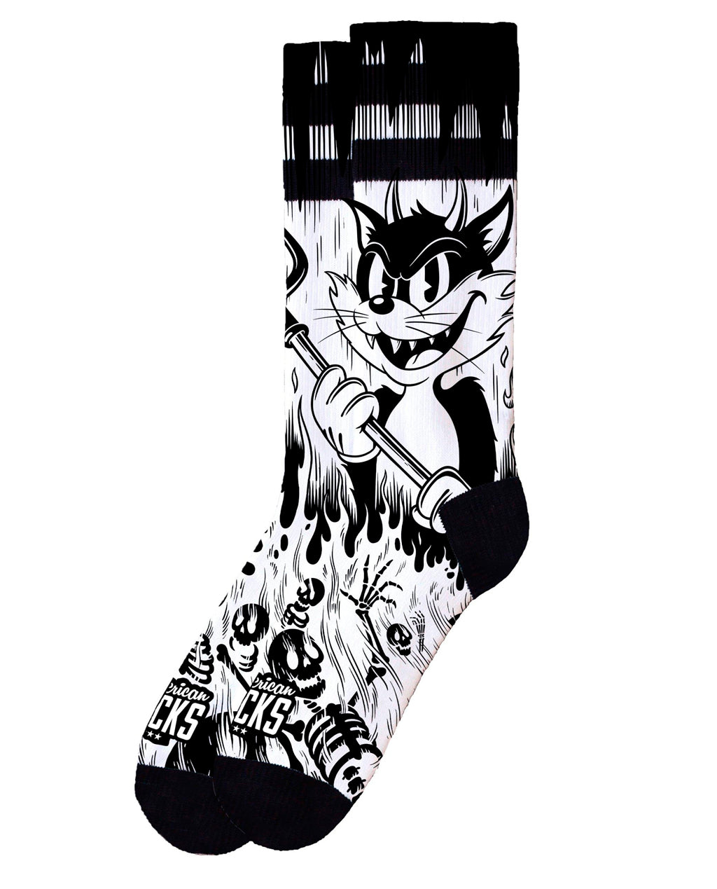 American Socks Evil Cat