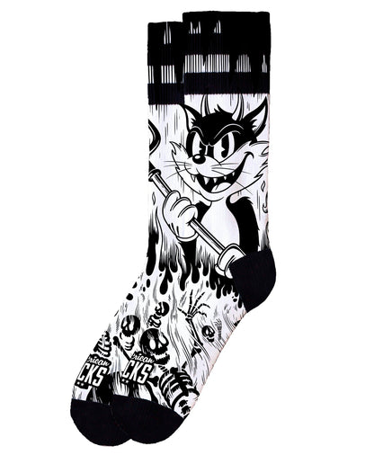 American Socks Evil Cat