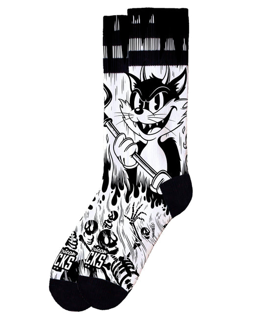 American Socks Evil Cat