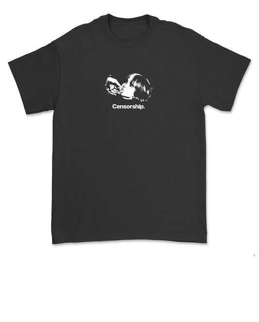 Censorship Lil Puff Black Tee
