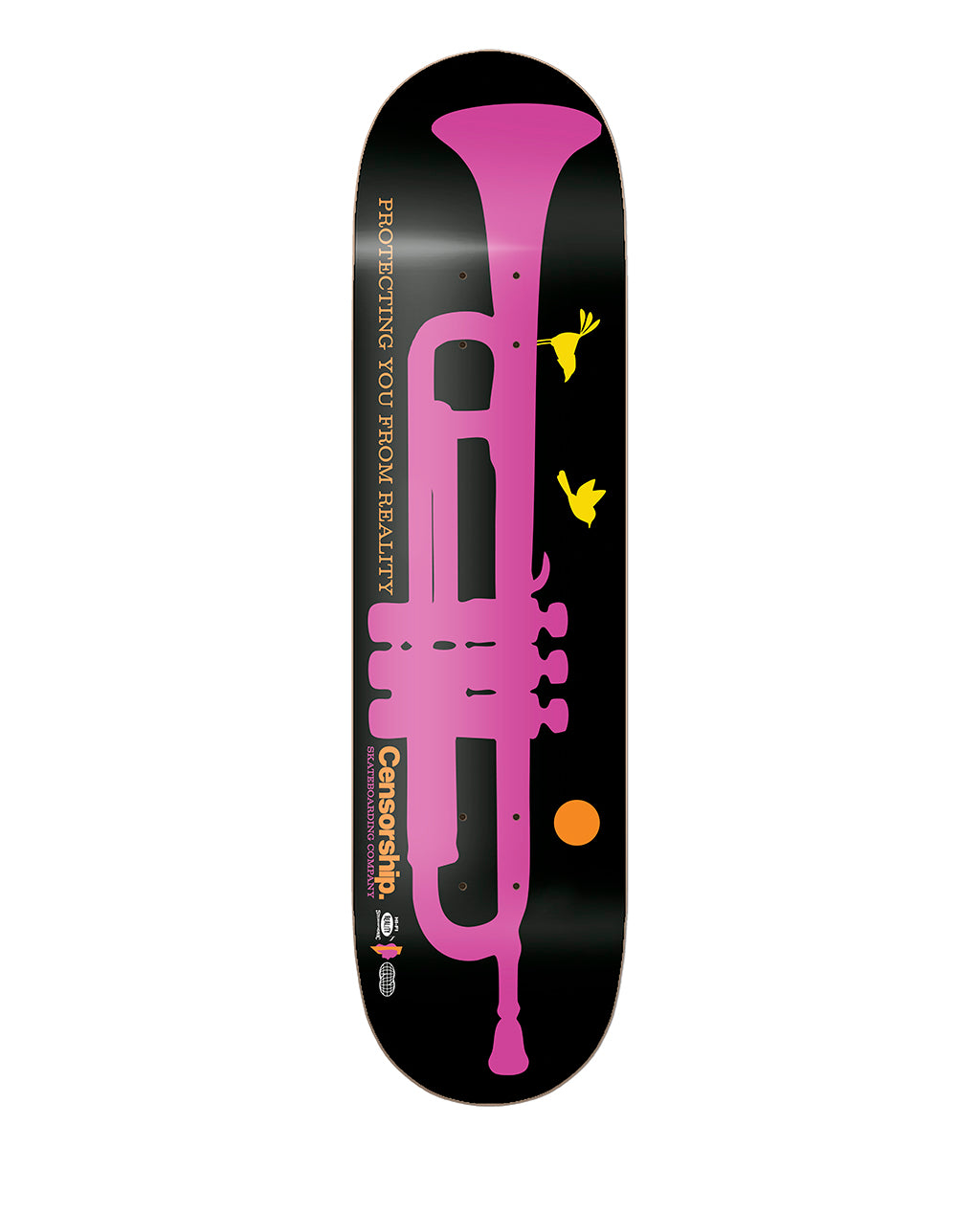 Censorship Skateboards Trumpet Deck 8.0