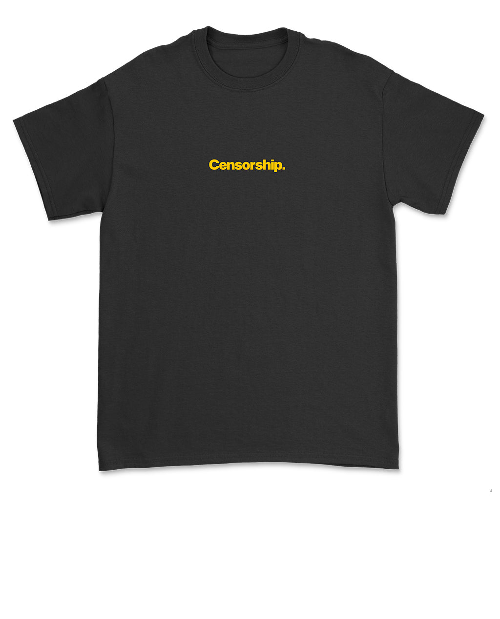 Censorship Wordmark Black Tee