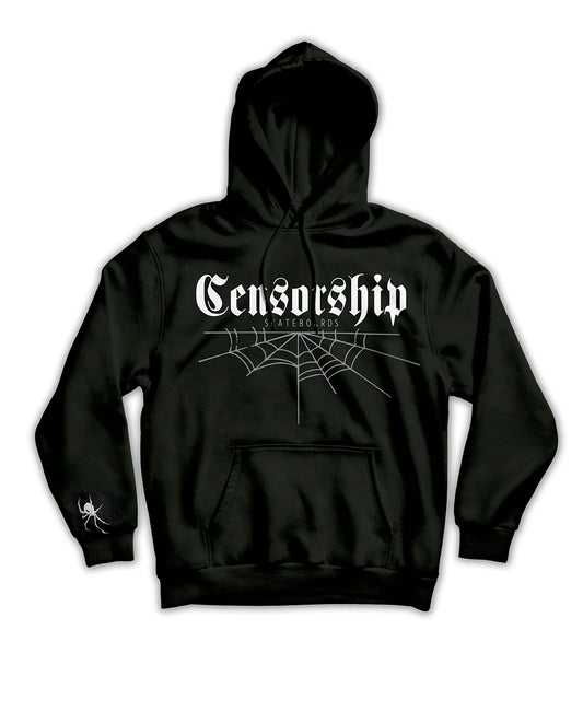 Censorship Stroke Hoodie Black