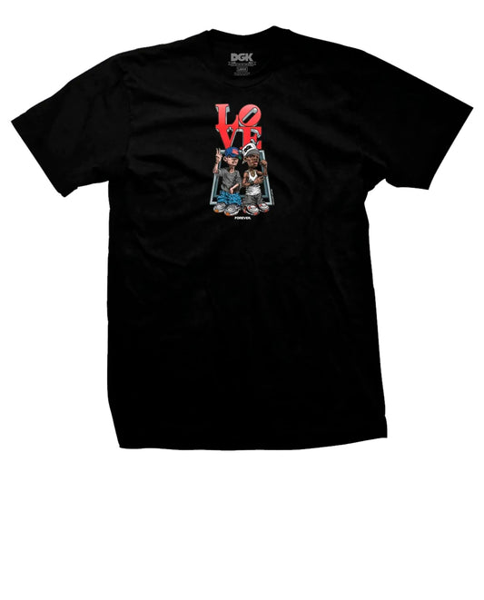Dgk Love Forever Black Tee