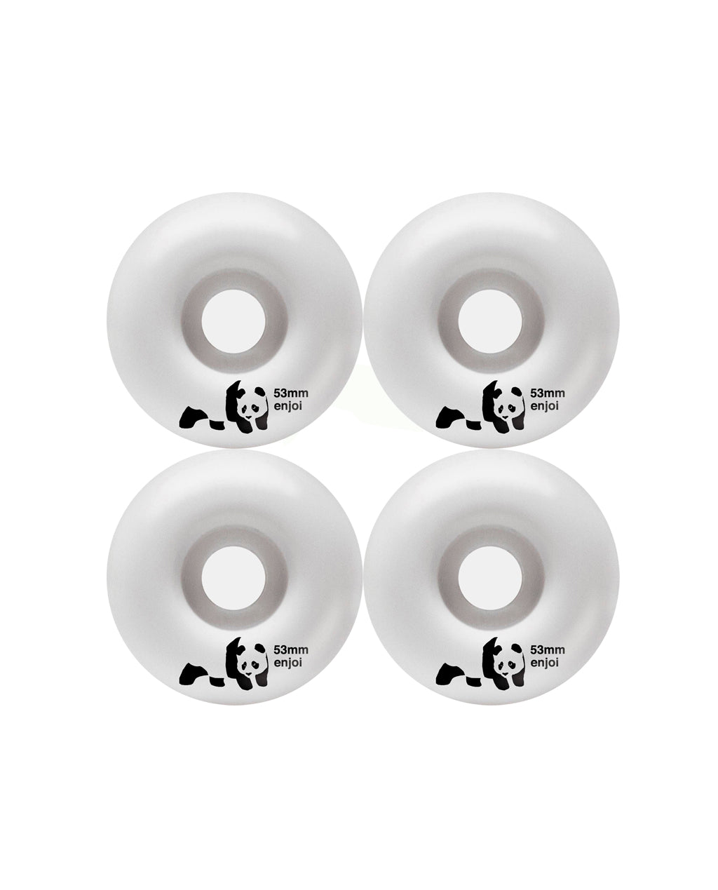 Enjoi White Panda Wheels 53mm