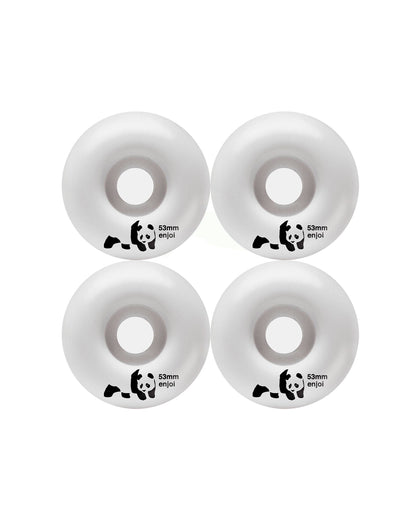 Enjoi White Panda Wheels 53mm