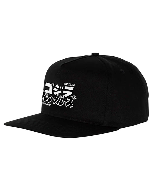 Godzilla Vs Santa Cruz Snapback Black