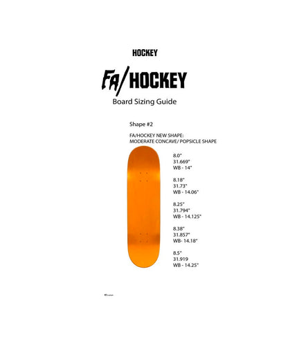 Hockey Diego Andrew Allen Nuclear Spray Tan 8.25
