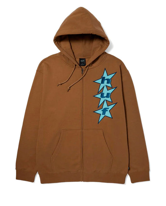 Huf All Star Camel Zip Hoodie