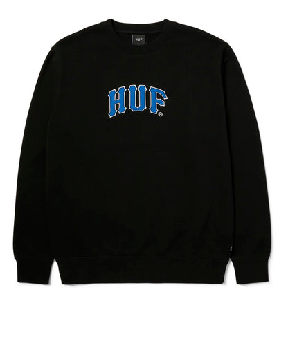 Huf Arch Applique Black Crewneck