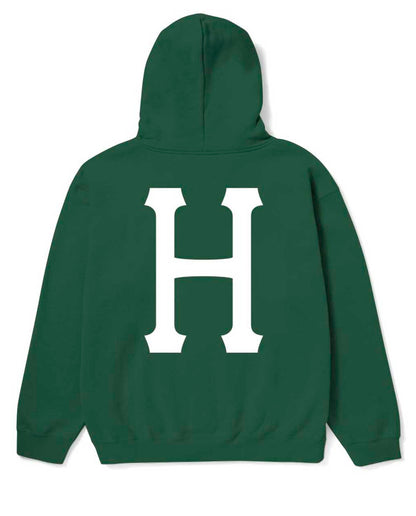 Huf Classic H Hoodie Forest Green