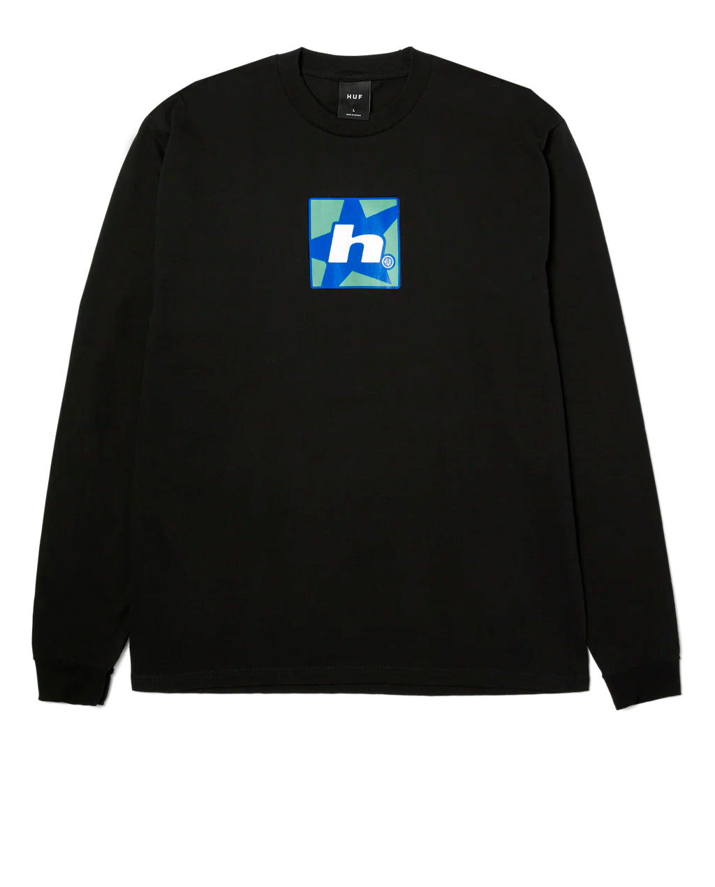 Huf H Star Black Crewneck