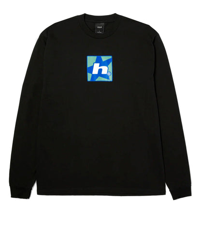 Huf H Star Black Crewneck