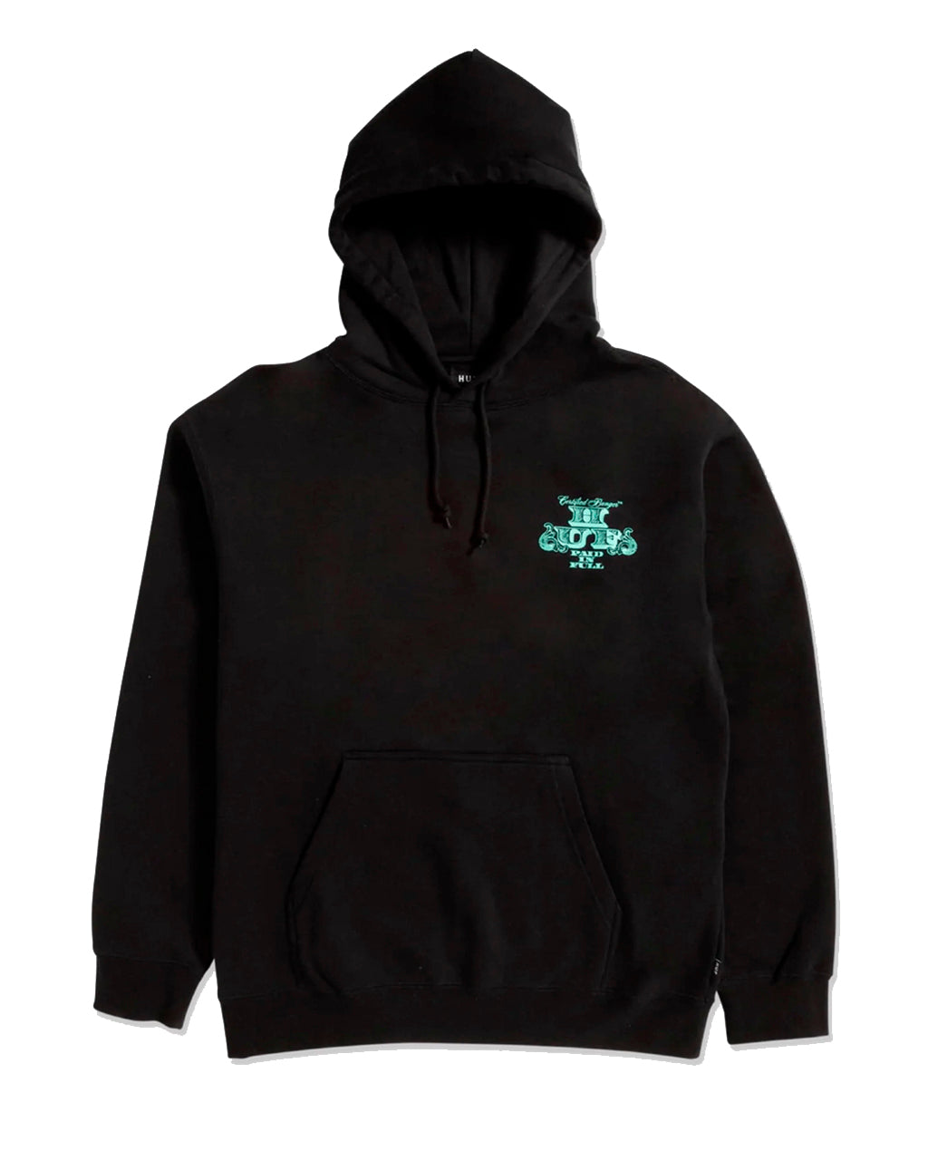 Huf Paid In Full Black Hoodie
