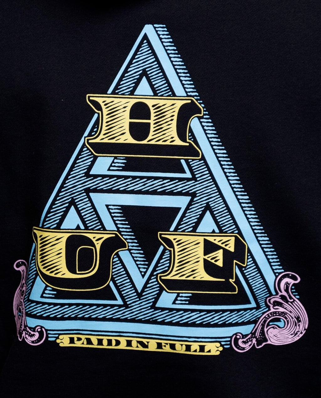 Huf Paid In Full Black Hoodie