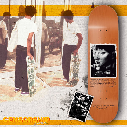 Censorship Skateboards Liz x Adrian Fuentes 8.2