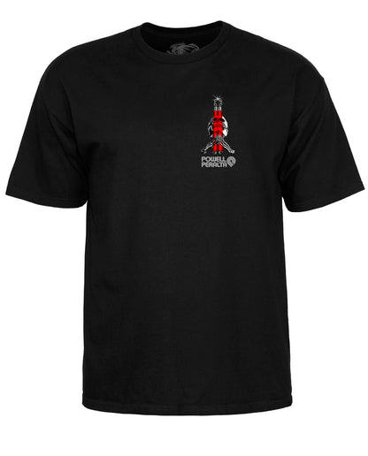 Powell Peralta Skull And Nunchucks x Bruce Lee Black Tee