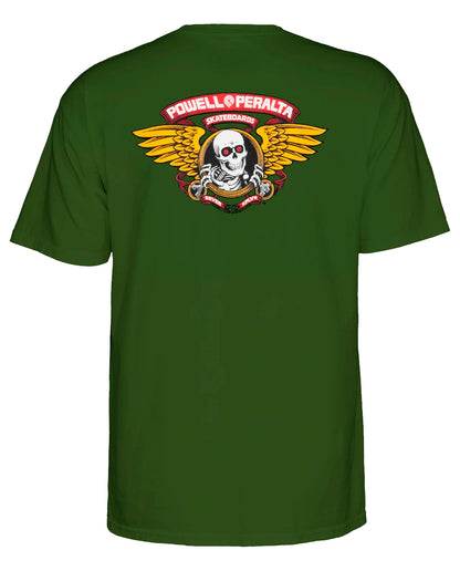 Powell Peralta Winged Ripper Army Green Tee