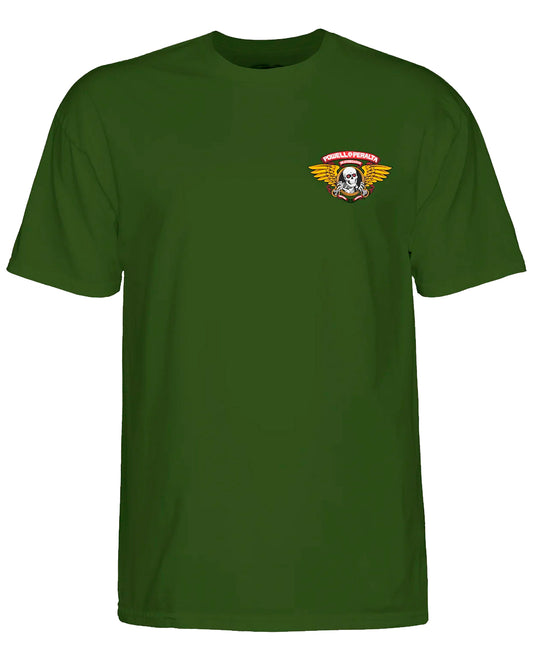 Powell Peralta Winged Ripper Army Green Tee
