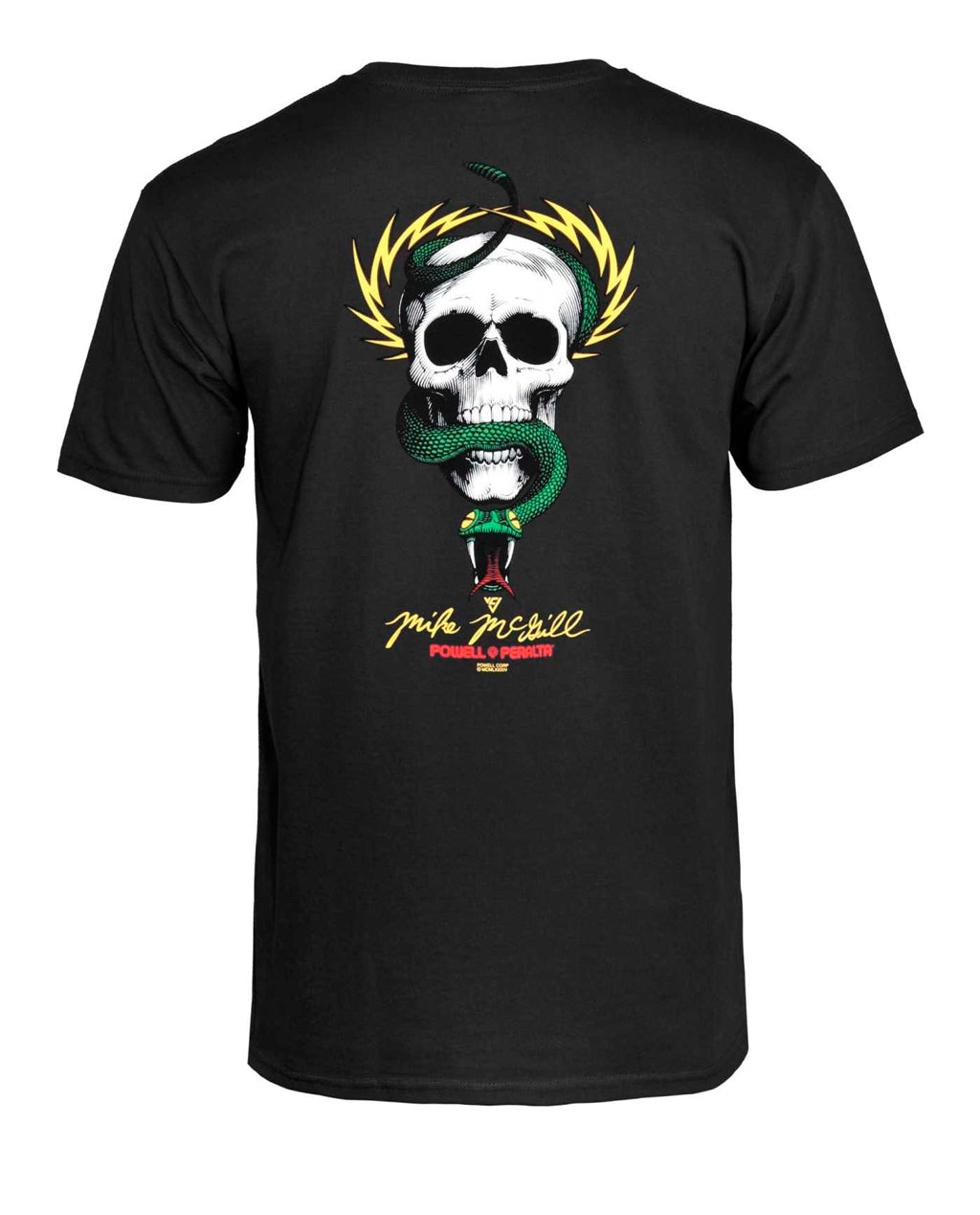 Powell Peralta Mike McGill Skull and Snake Black Tee