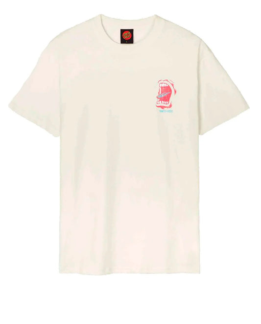 Santa Cruz VTG Screaming Connect Ubleached Cotton Tee