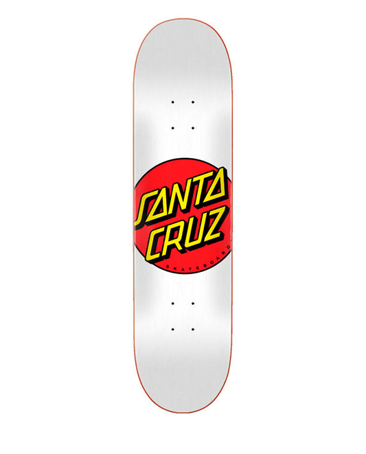 Santa Cruz Classic Dot White 8.0