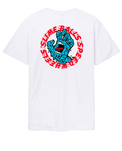 Santa Cruz SB Hand Tee White