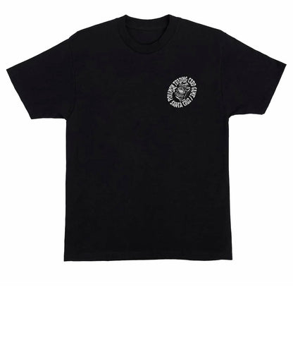 Santa x Pokémon TCG Hand Black Tee