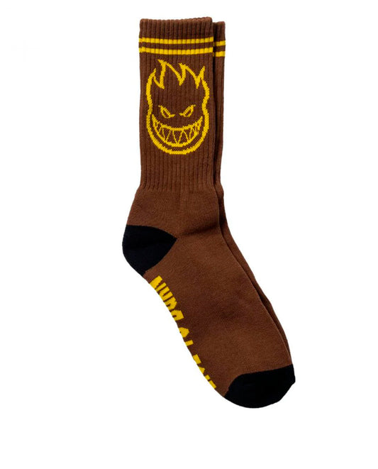 Spitfire Bighead Socks Brown Gold