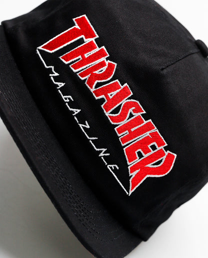 Thrasher Outlined Black Hat