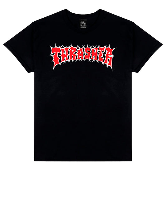Thrasher Spikey Black Tee