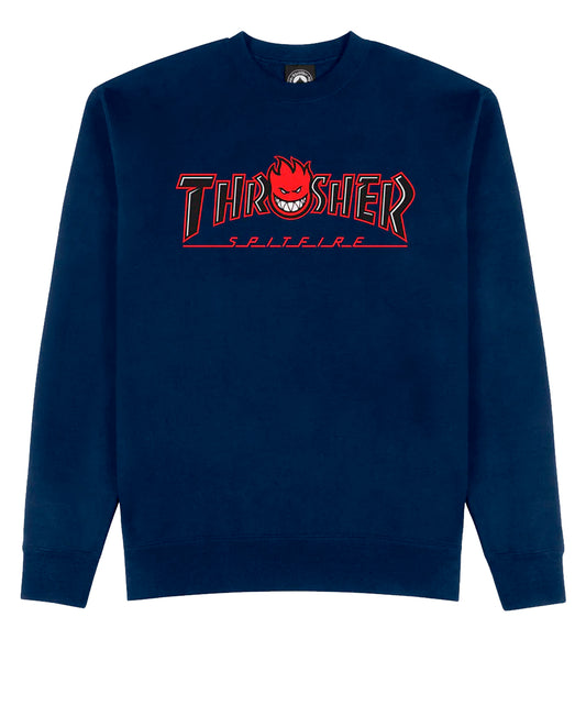 Thrasher x Spitfire Big Head Outline Crew