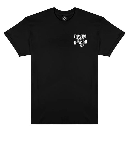 Thrasher x Spitfire Classic Swirl Black Tee