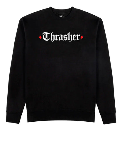Thrasher x Spitfire The End Oath Crew Black