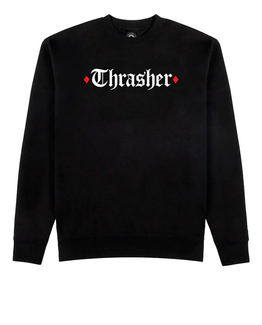 Thrasher x Spitfire The End Oath Crew Black
