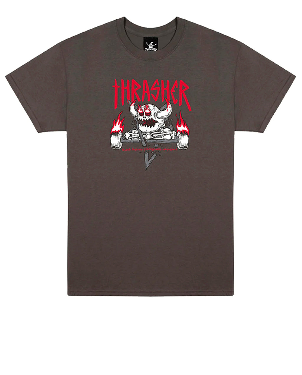 Thrasher x Toy Machine Monster Gram Charcoal Tee