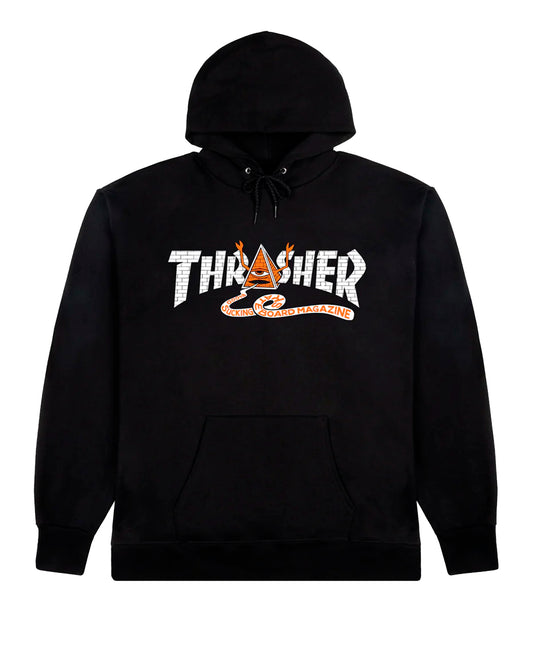 Thrasher x Toy Machine Pyramid Black Hoodie