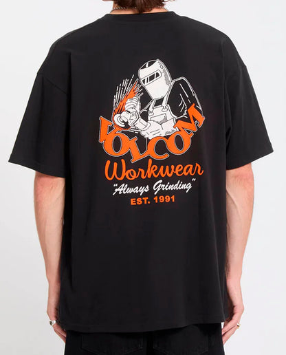 Volcom Always Grinding Black Tee