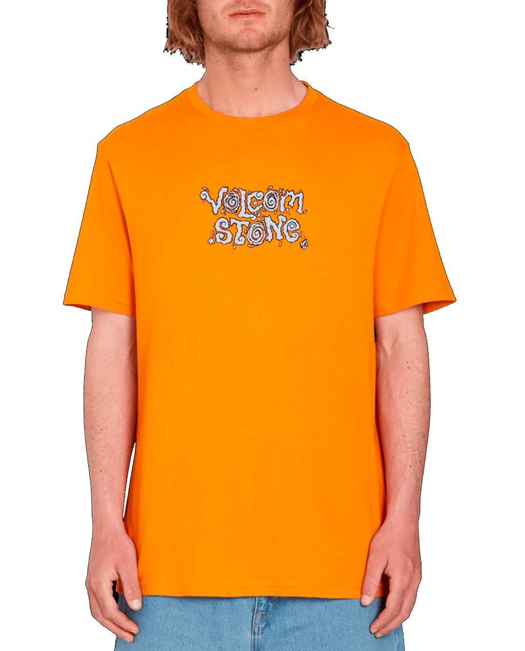 Camiseta Volcom FA J Hager in Type Saffron