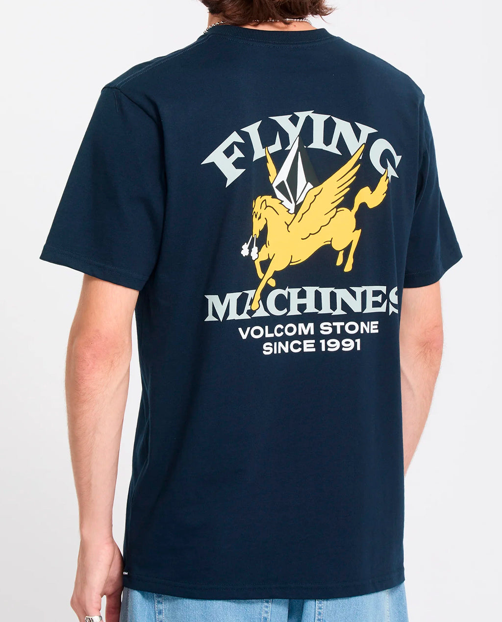 Volcom Flying Machine Navy Tee